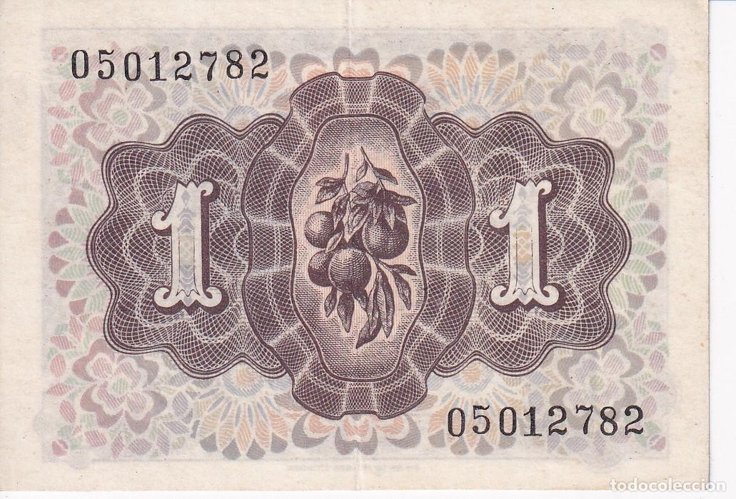Banconote spagnole: BILLETE DE 1 PESETA DEL A&Ntilde;O 1948 DE LA DAMA DE ELCHE SIN SERIE EN CALIDAD EBC