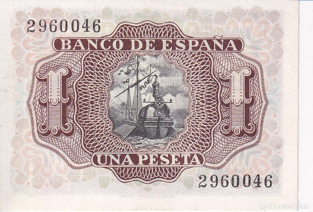 Banconote spagnole: BILLETE DE 1 PESETA DEL A&Ntilde;O 1953 DE MARQUES SANTA CRUZ SIN SERIE, SIN CIRCULAR (RARO)