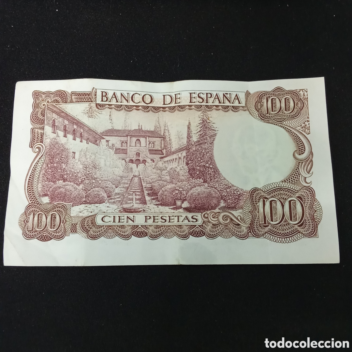Billetes espa&ntilde;oles: Espa&ntilde;a 100 pesetas a&ntilde;o 1970 - Foto 2