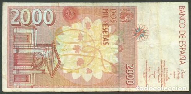 Billetes espa&ntilde;oles: ESPA&Ntilde;A. 2000 pesetas 1992. - Foto 2