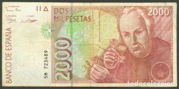 Billetes espa&ntilde;oles: ESPA&Ntilde;A. 2000 pesetas 1992.