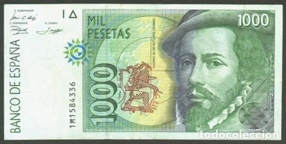 Billetes espa&ntilde;oles: ESPA&Ntilde;A. 1000 pesetas 1992.
