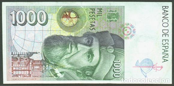 Billetes espa&ntilde;oles: ESPA&Ntilde;A. 1000 pesetas 1992. - Foto 2