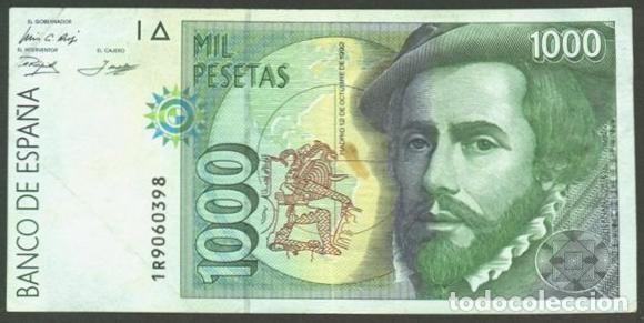 Billetes espa&ntilde;oles: ESPA&Ntilde;A. 1000 pesetas 1992.