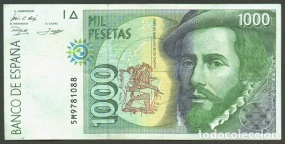 Billetes espa&ntilde;oles: ESPA&Ntilde;A. 1000 pesetas 1992.