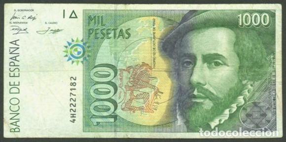 Billetes espa&ntilde;oles: ESPA&Ntilde;A. 1000 pesetas 1992.