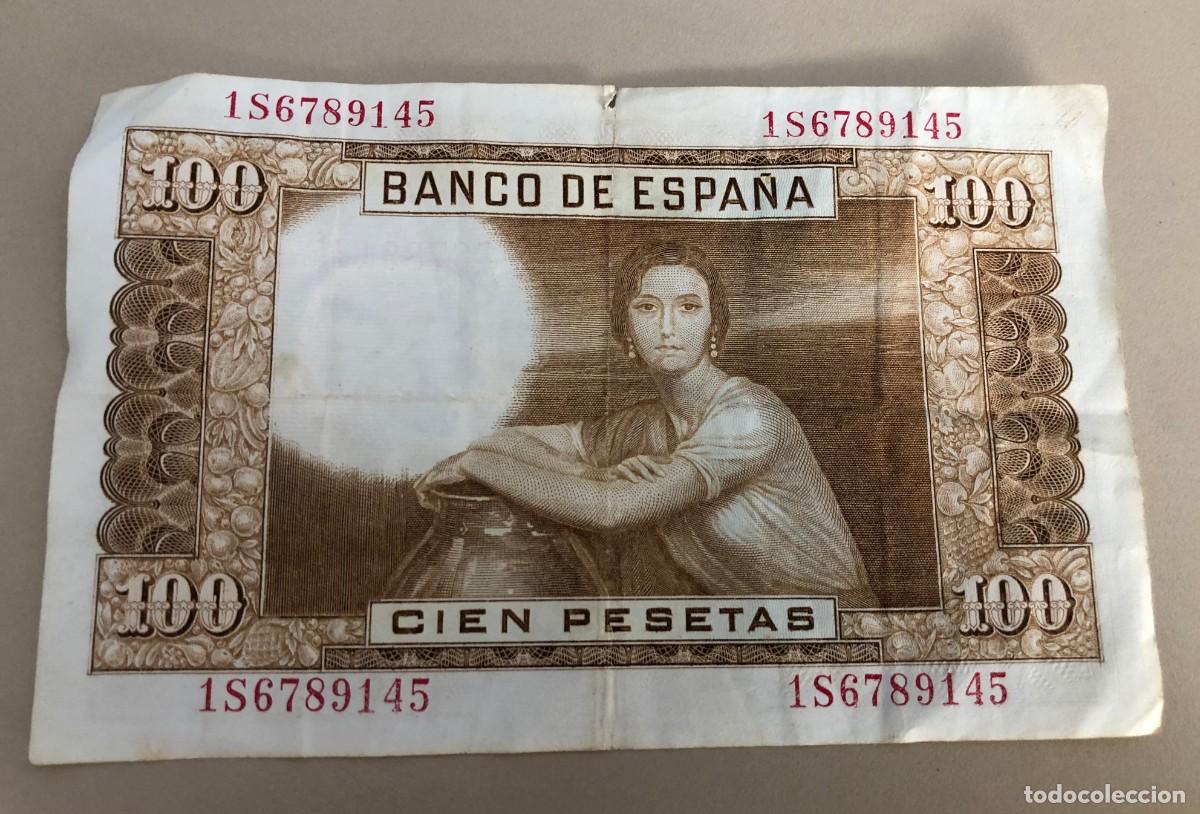Billetes espa&ntilde;oles: Billete de 100 pesetas de 1953