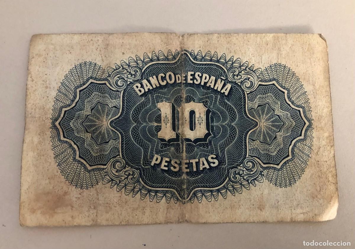 Billetes espa&ntilde;oles: Billete de 10 pesetas de 1935 - Foto 2