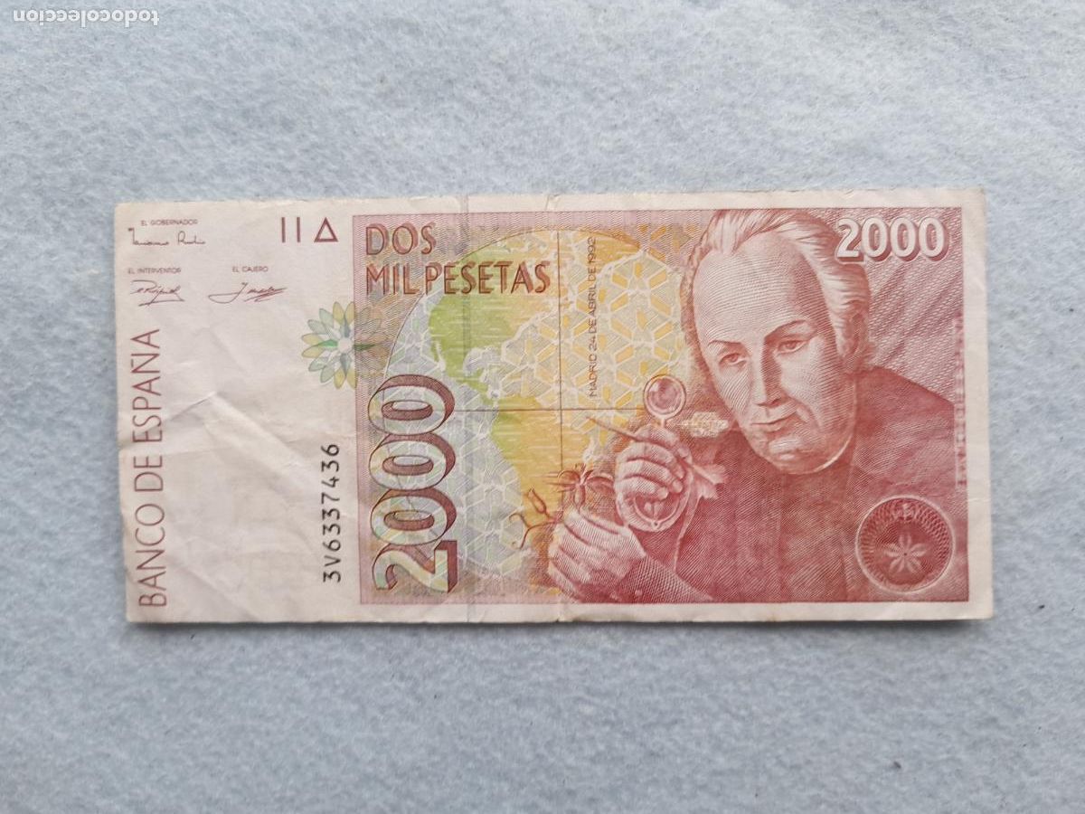 Spanish Banknotes: Juan Carlos I. 2000 Pesetas. Madrid, 24 de Abril de 1992.