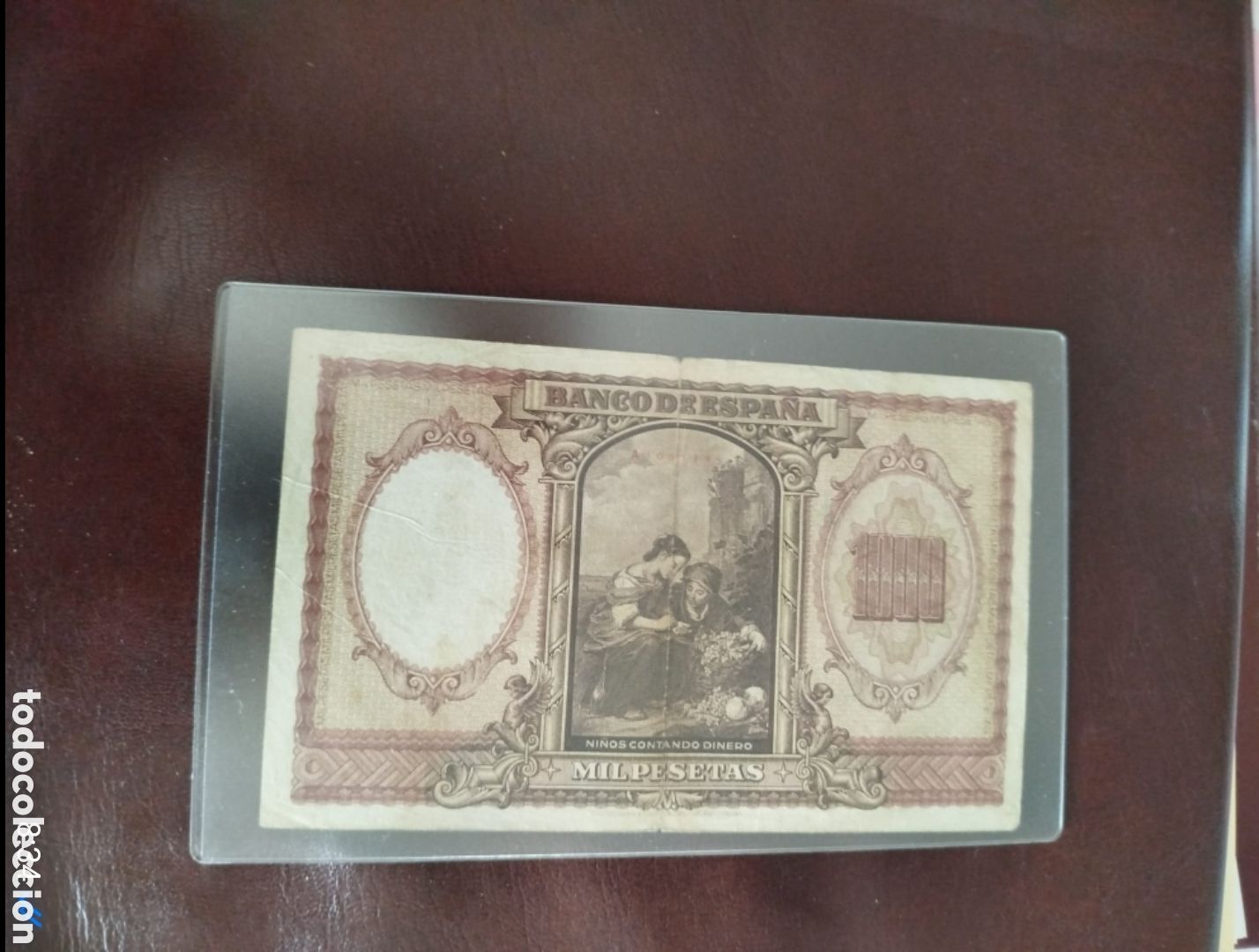 Billetes espa&ntilde;oles: Billete de mil pesetas Murillo - Foto 3