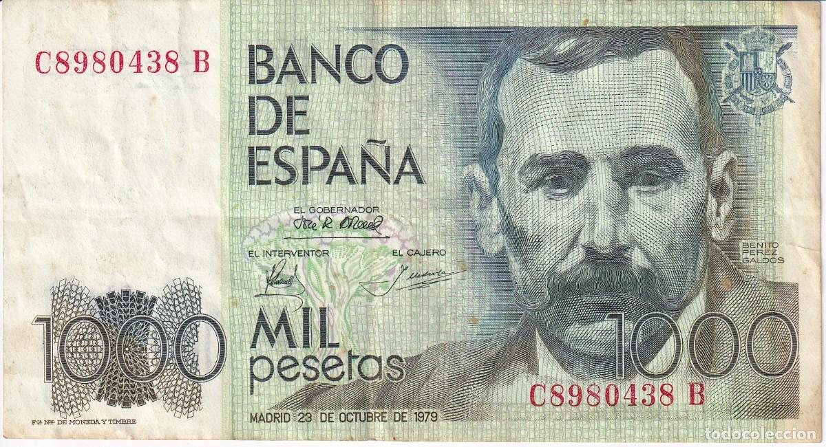 Spanish Banknotes: BILLETE DE 1000 PESETAS DEL A&Ntilde;O 1979 DE BENITO PEREZ GALDOS SERIE C-B