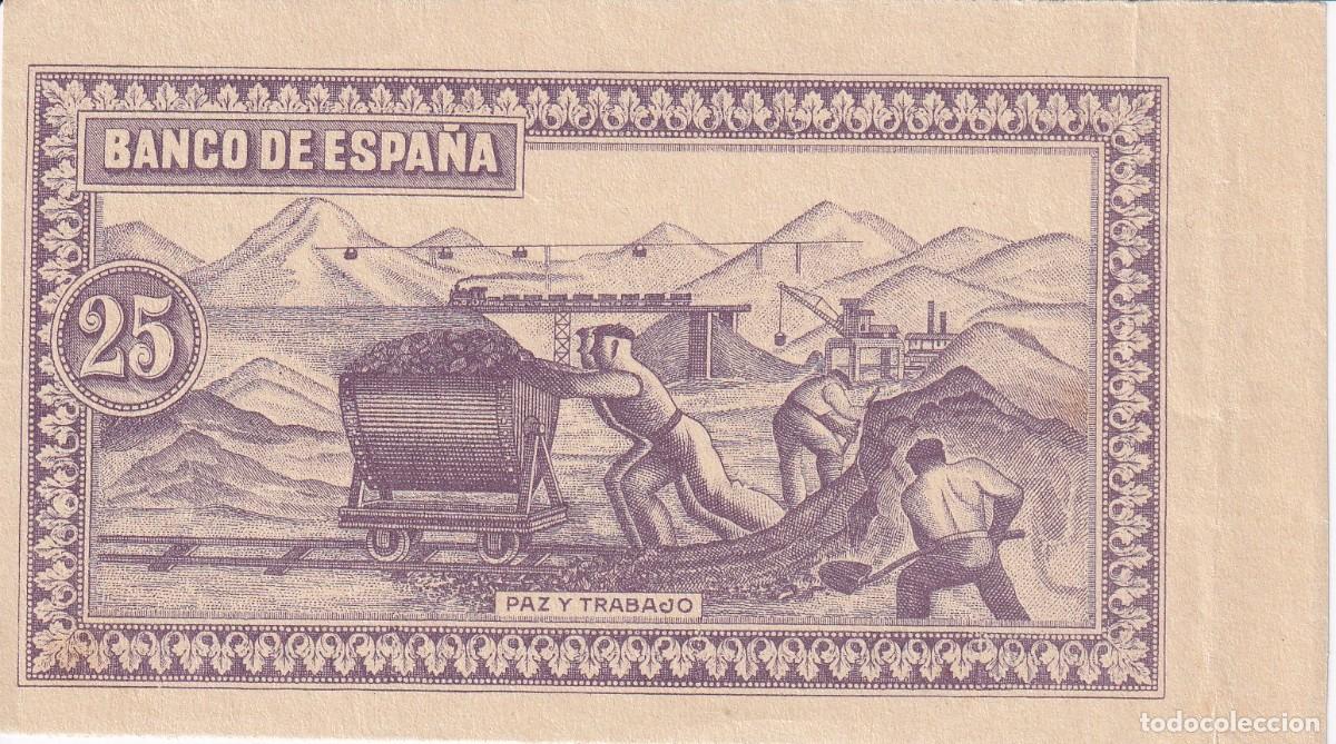 Billetes espa&ntilde;oles: BILLETE DE ESPA&Ntilde;A DE 25 PESETAS DEL BANCO ESPA&Ntilde;A - GIJON DEL A&Ntilde;O 1937 (NO EMITIDO)