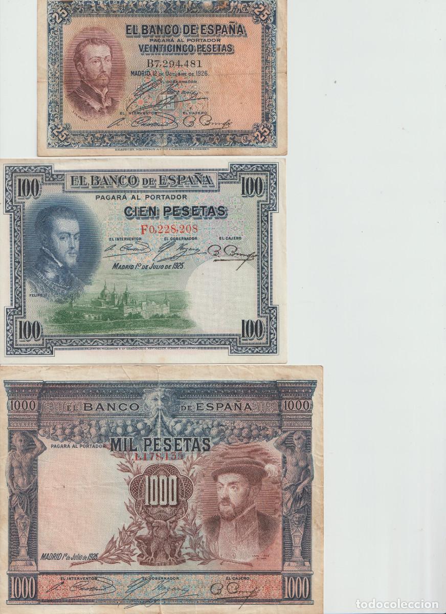 Billetes espa&ntilde;oles: billetes Espa&ntilde;a 1925 - Foto 1