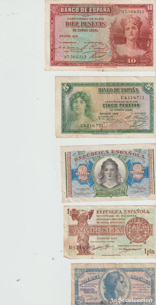 Billetes espa&ntilde;oles: billetes de Espa&ntilde;a republica (2) - Foto 1