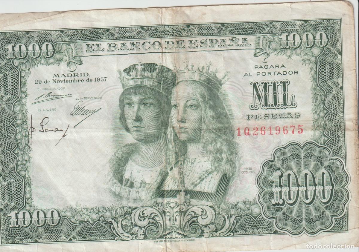 Billetes espa&ntilde;oles: Billetes ESPA&Ntilde;A PTAS 1957