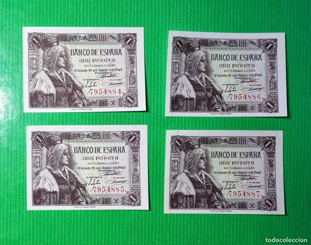 Billetes espa&ntilde;oles: 1 BILLETE** SIN SERIE SIN CIRCULAR |SOLO ACEPTO PAYPAL| BILLETE 1 PESETA 1945 LEER DESCRIPCION