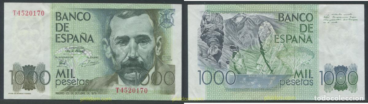 Billetes espa&ntilde;oles: 11292 ESPA&Ntilde;A 1979 1000 Pesetas 23 de octubre de 1979 - Benito Perez Galdos