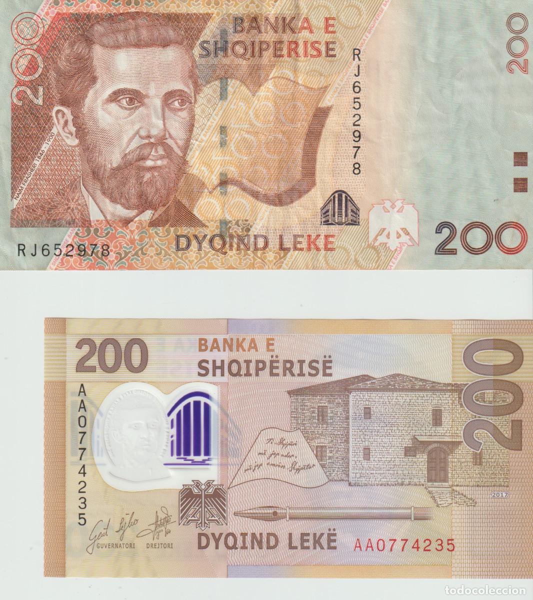 Billetes espa&ntilde;oles: billetes Albania 200 leke (2)