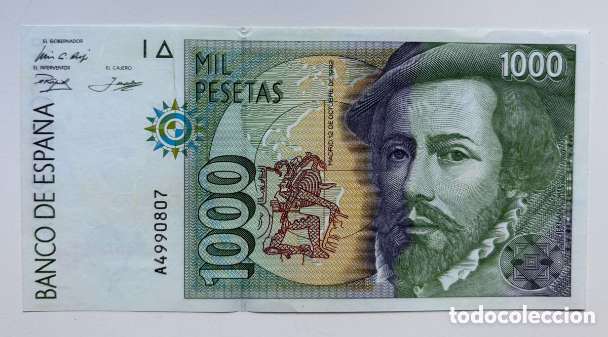 Billetes espa&ntilde;oles: Billete 1000 Pesetas 1992 EBC+