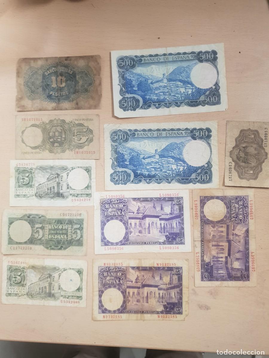 Billetes espa&ntilde;oles: Espa&ntilde;a lote de billetes variados circulados - Foto 2