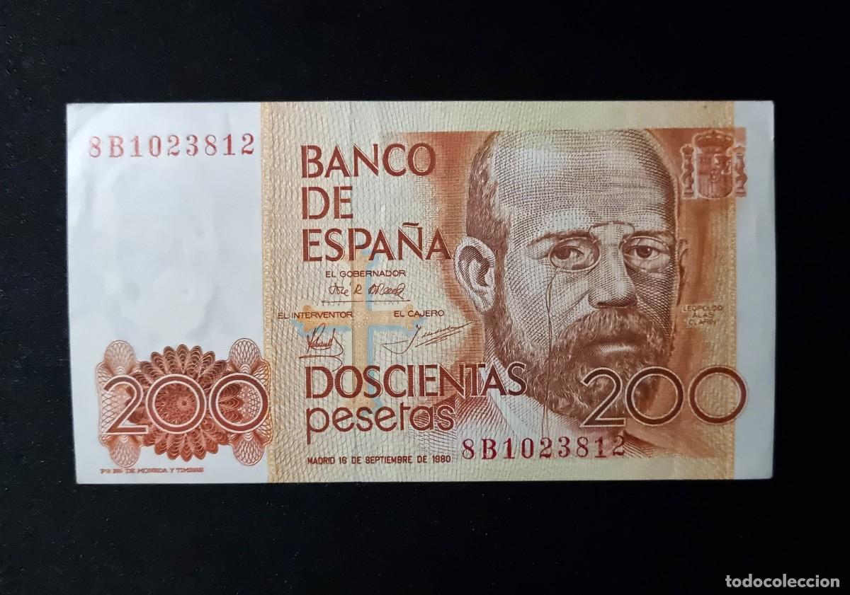 Billetes espa&ntilde;oles: SERIE EXPERIMENTAL 8 B * RARO EJEMPLAR |SOLO ACEPTO PAYPAL| BILLETE 200 PESETAS 1980 LEER DESCRI