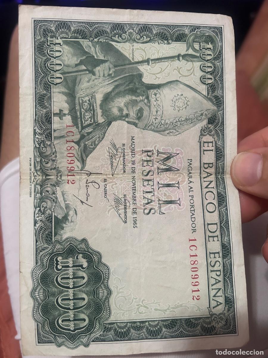 Billetes espa&ntilde;oles: Billete 1000 pesetas - San Isidoro - 1965