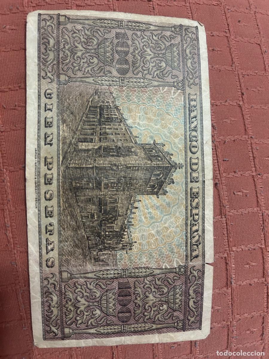 Billetes espa&ntilde;oles: Billete 100 Pesetas Burgos 1938 &ndash; Catedral de Burgos &ndash; Guerra Civil