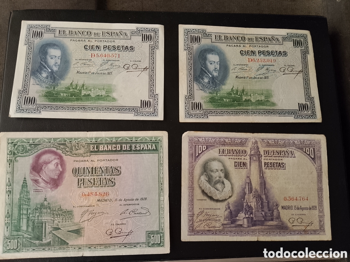 Billetes espa&ntilde;oles: Lote de billetes espa&ntilde;oles - Foto 3