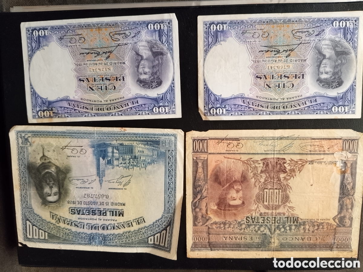 Billetes espa&ntilde;oles: Lote de billetes espa&ntilde;oles - Foto 4