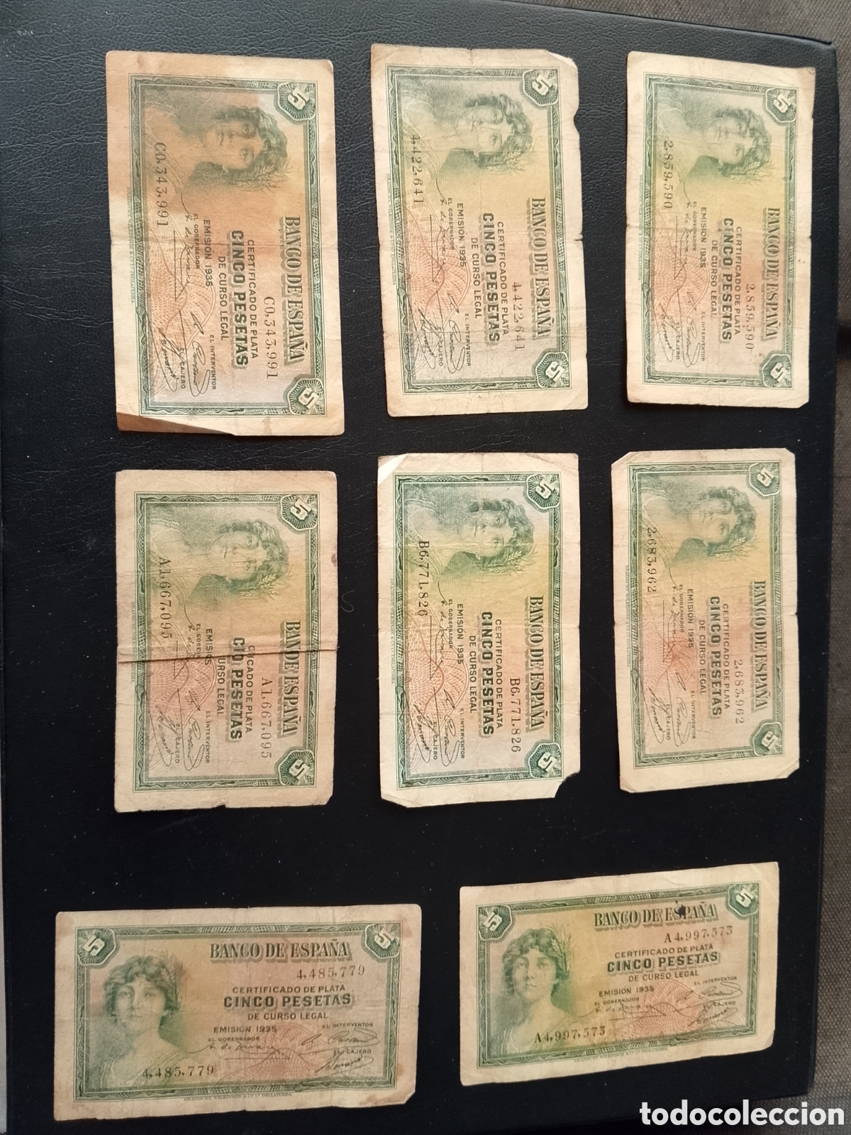 Billetes espa&ntilde;oles: Lote de billetes espa&ntilde;oles - Foto 5