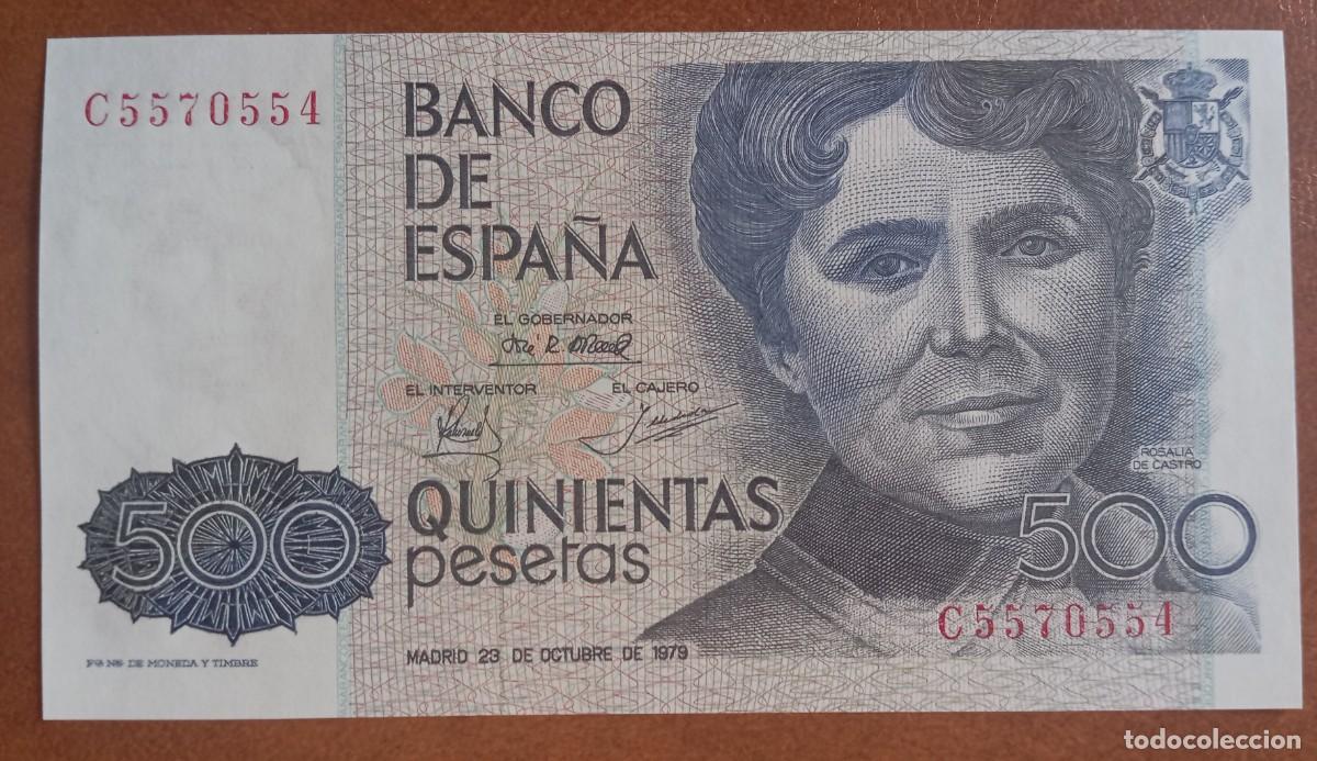 Billetes espa&ntilde;oles: 500 pesetas 1979 serie C SC (UNC)