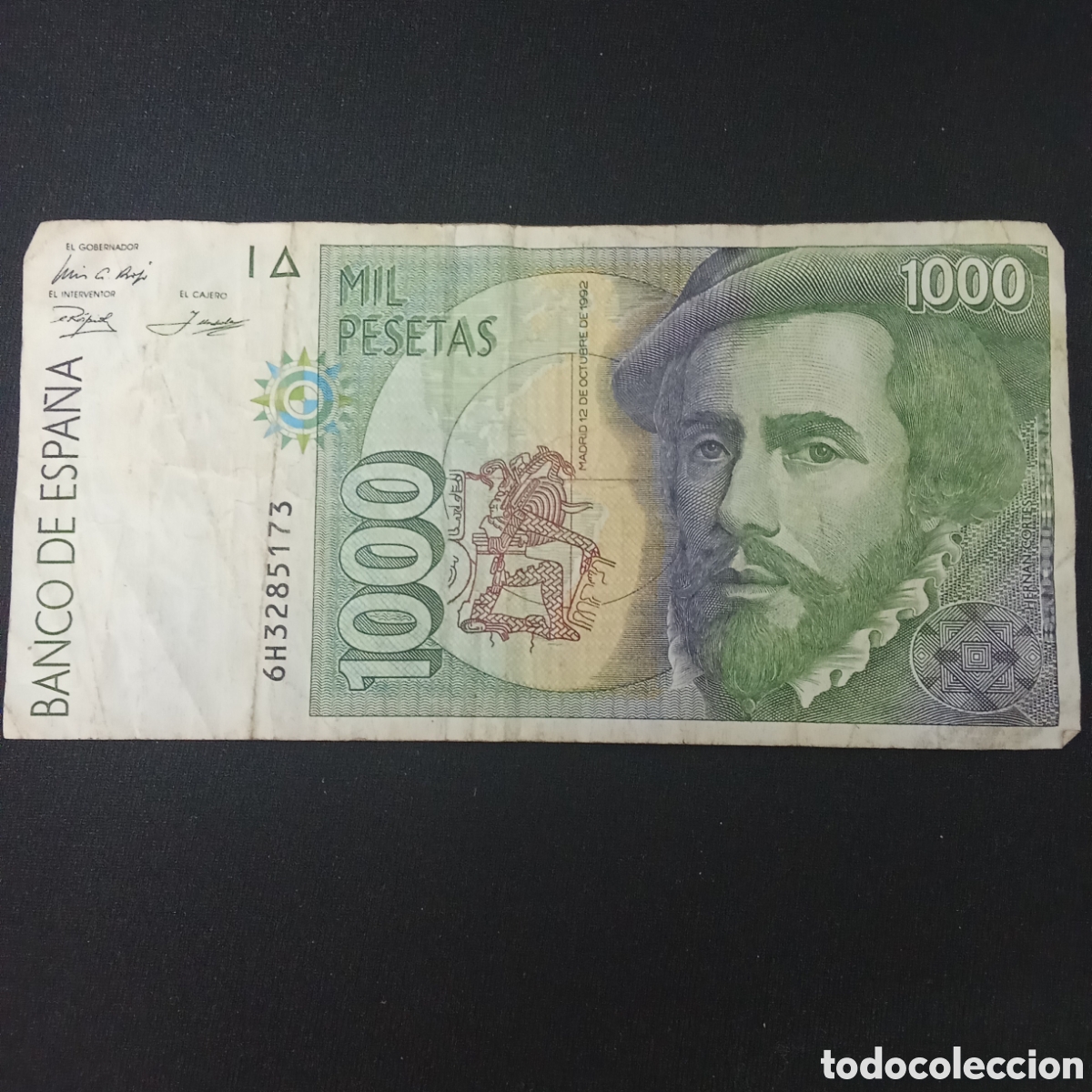 Billetes espa&ntilde;oles: Espa&ntilde;a 1000 pesetas a&ntilde;o 1992