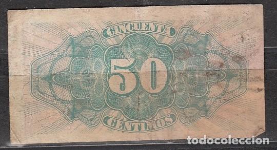 Billetes espa&ntilde;oles: ESPA&Ntilde;A - BILLETE DE 50 CENTIMOS DE 1937 - Foto 2