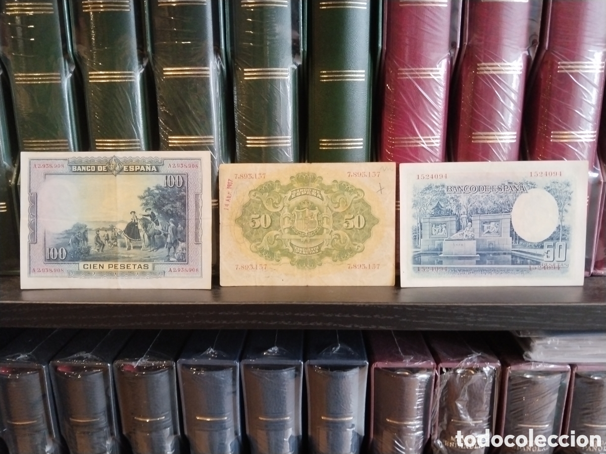 Billetes espa&ntilde;oles: Lote de 3 Billetes Espa&ntilde;oles - Foto 2