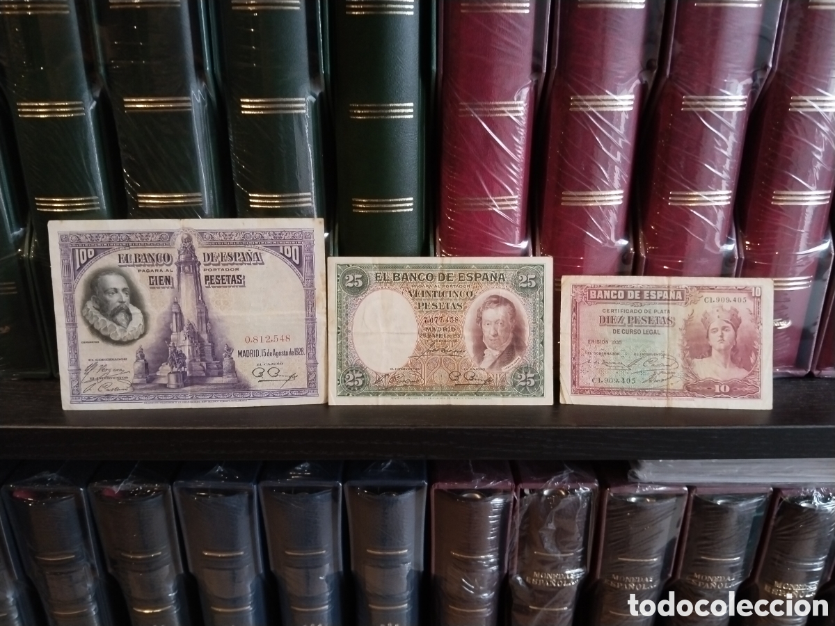 Billetes espa&ntilde;oles: Lote de 3 Billetes Espa&ntilde;oles