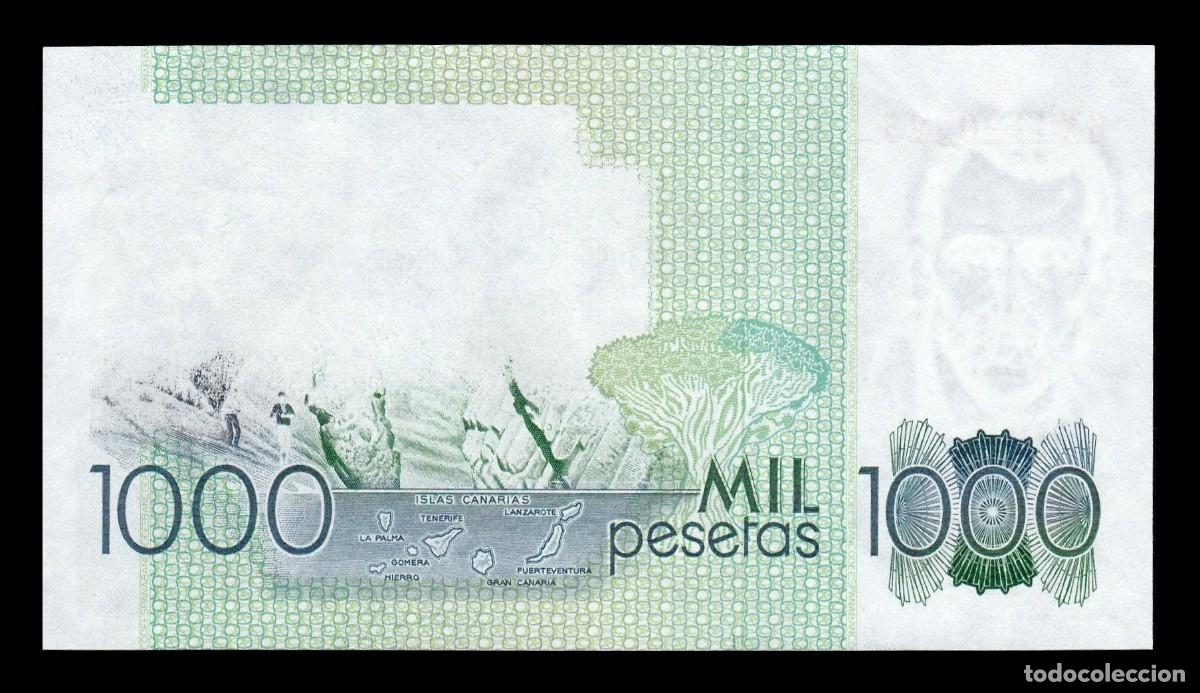 Billetes espa&ntilde;oles: Espa&ntilde;a Error impresi&oacute;n 1000 Pesetas Benito P&eacute;rez Galdos 1979 Pick 158 Serie 6X Sc- aUnc