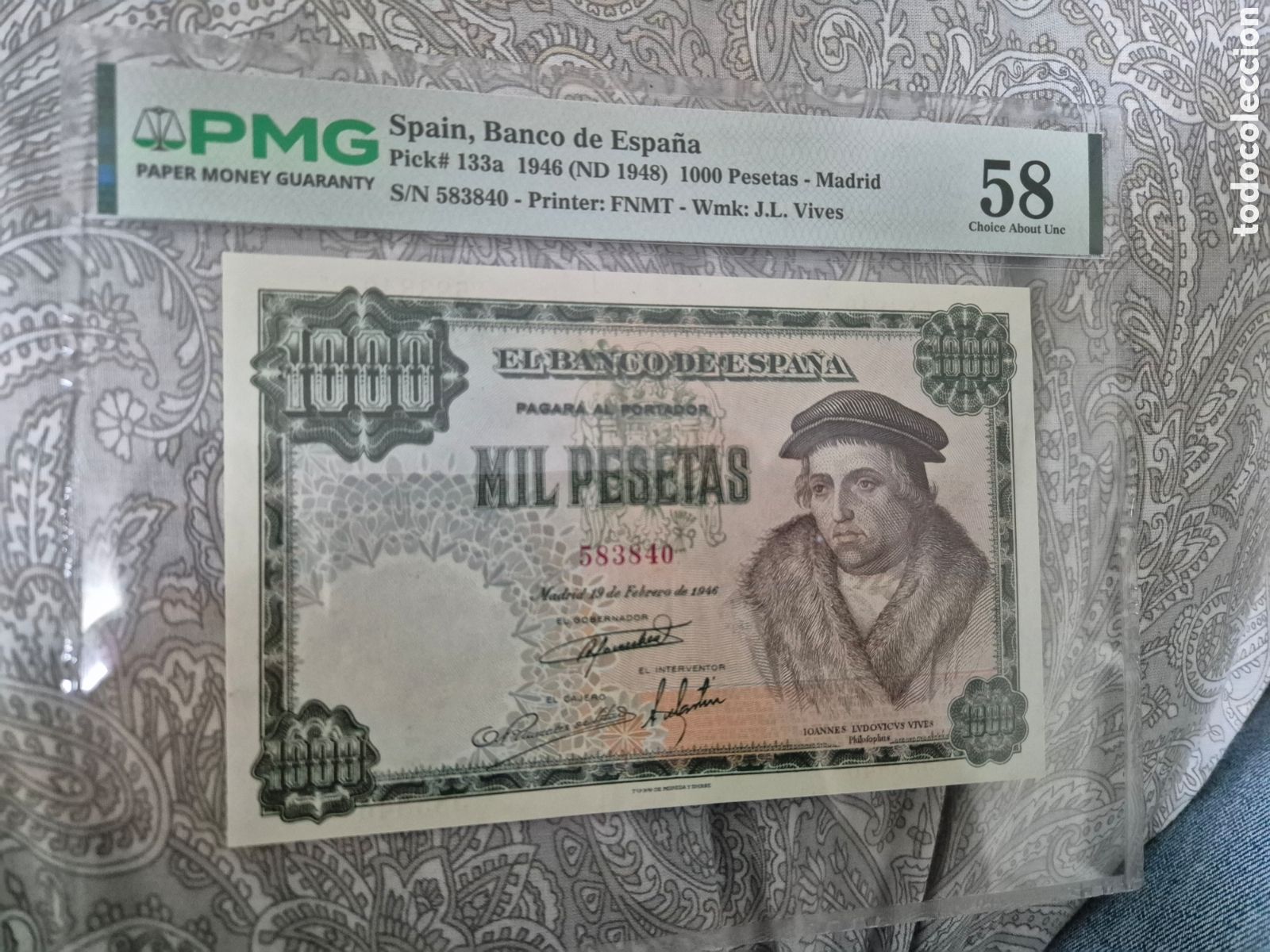 Billetes espa&ntilde;oles: 2 Billetes de Espa&ntilde;a pmg 58 - Foto 3