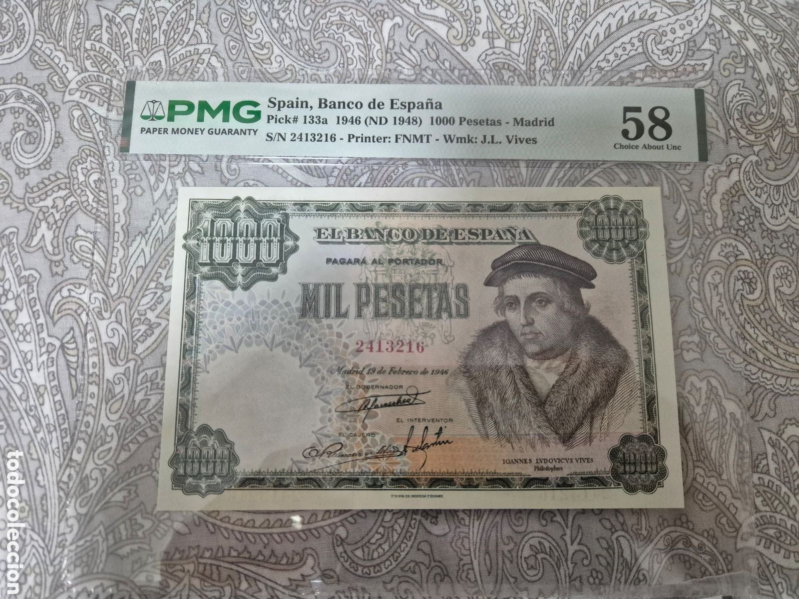Billetes espa&ntilde;oles: 2 Billetes de Espa&ntilde;a pmg 58 - Foto 4