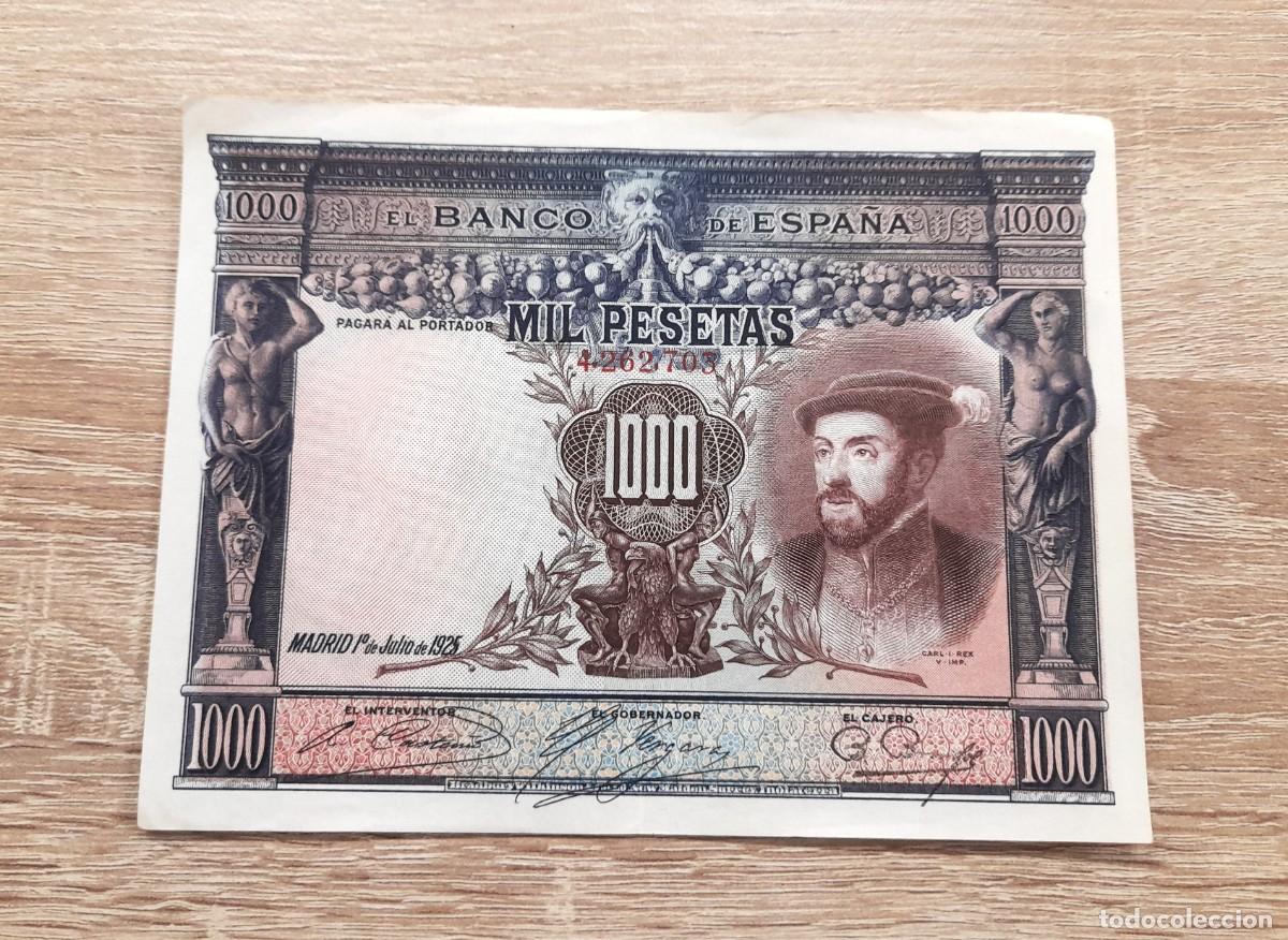 Billetes espa&ntilde;oles: Billete de 1000 Pesetas 1925