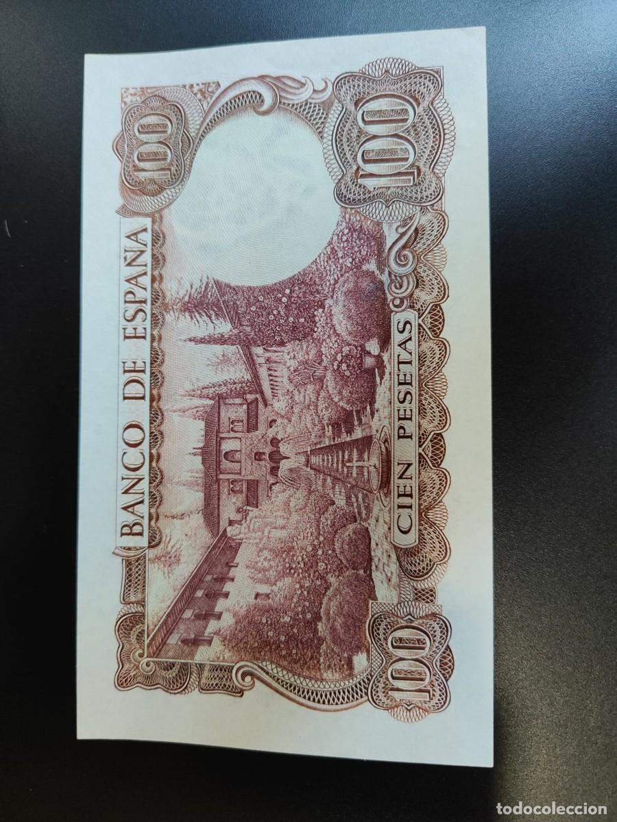 Billetes espa&ntilde;oles: Billete 100 pesetas de ESPA&Ntilde;A Manuel de Falla - Foto 2