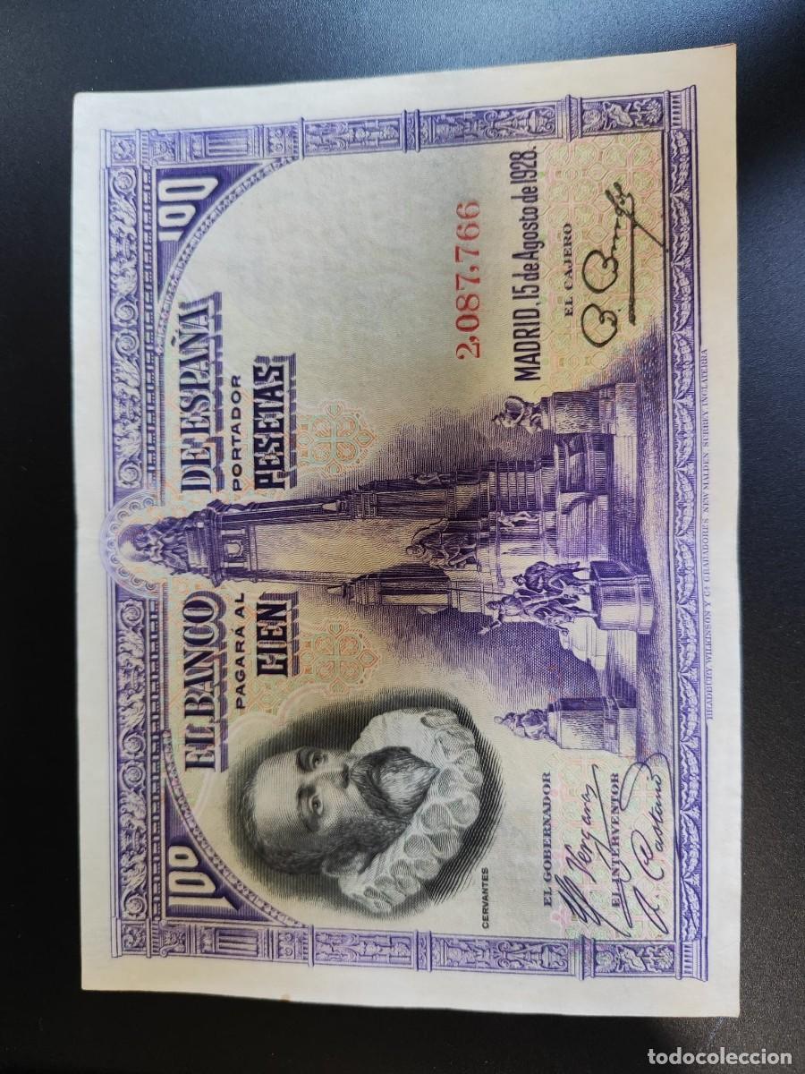Billetes espa&ntilde;oles: Billete 100 pesetas de ESPA&Ntilde;A Cervantes