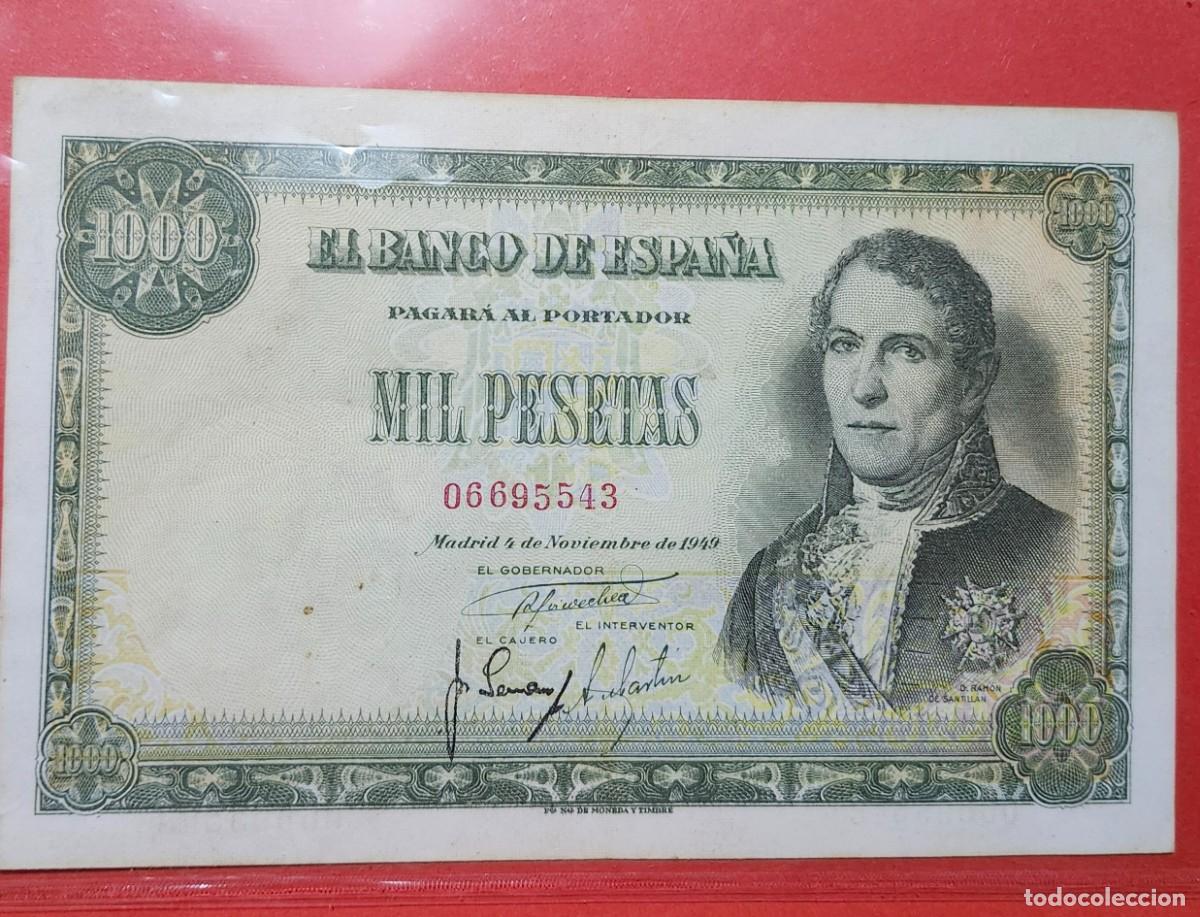 Billetes espa&ntilde;oles: LOTE DE 5 BILLETES DE 1000 PESETAS 3 DE 1965, 1 DE 1949, 1 DE 1971, S/C
