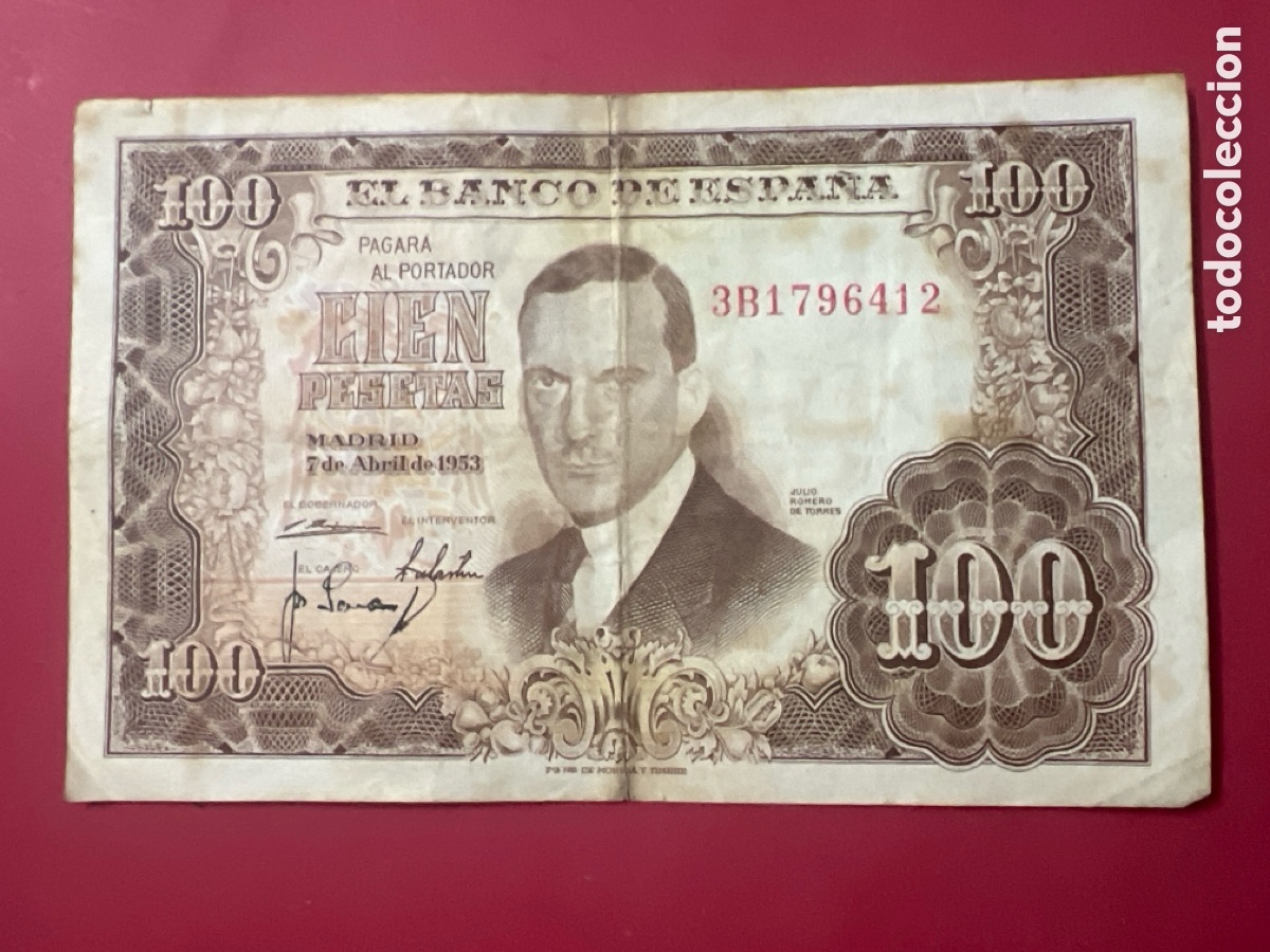 Billetes espa&ntilde;oles: V125. BILLETE DE ESPA&Ntilde;A - Foto 1