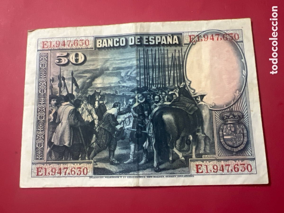 Billetes espa&ntilde;oles: V125. BILLETE DE ESPA&Ntilde;A - Foto 2