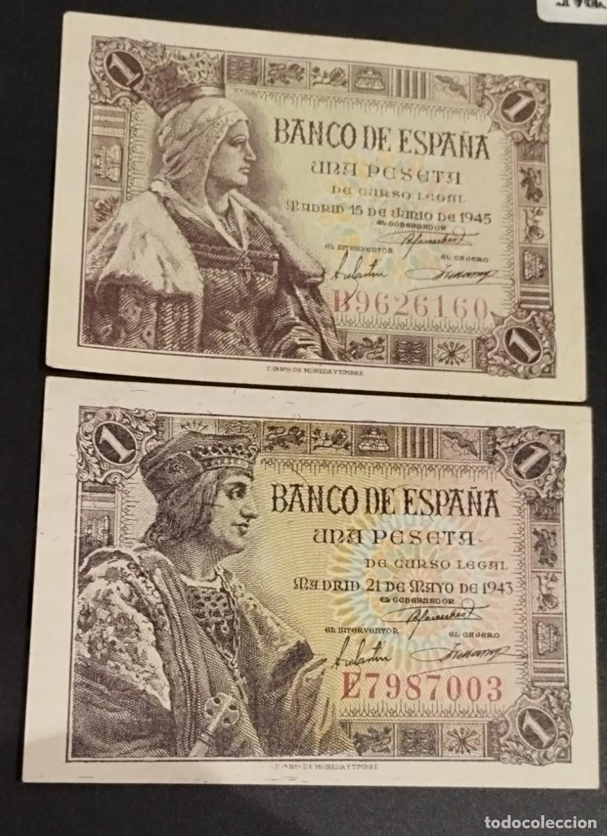 Billetes espa&ntilde;oles: Billetes cuatro diferentes buen estado