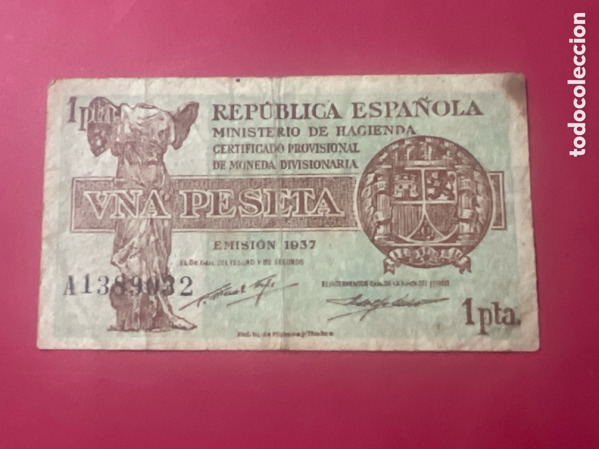 Banconote spagnole: V69. BILLETE DE ESPA&Ntilde;A