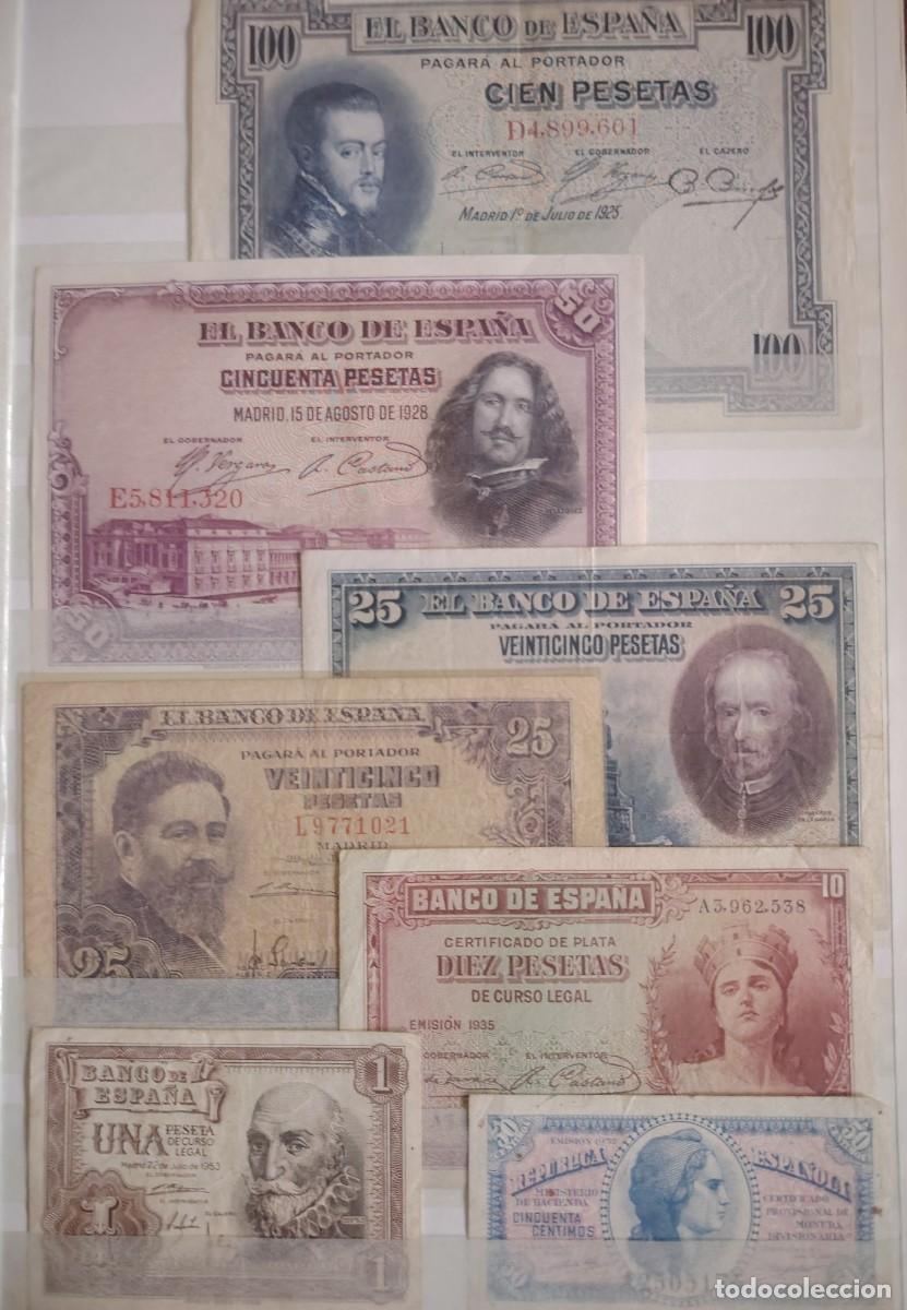 Notas espanholas: ESPECTACULAR LOTE DE BILLETES ESPA&Ntilde;OLES ANTIGUOS LOTE 2