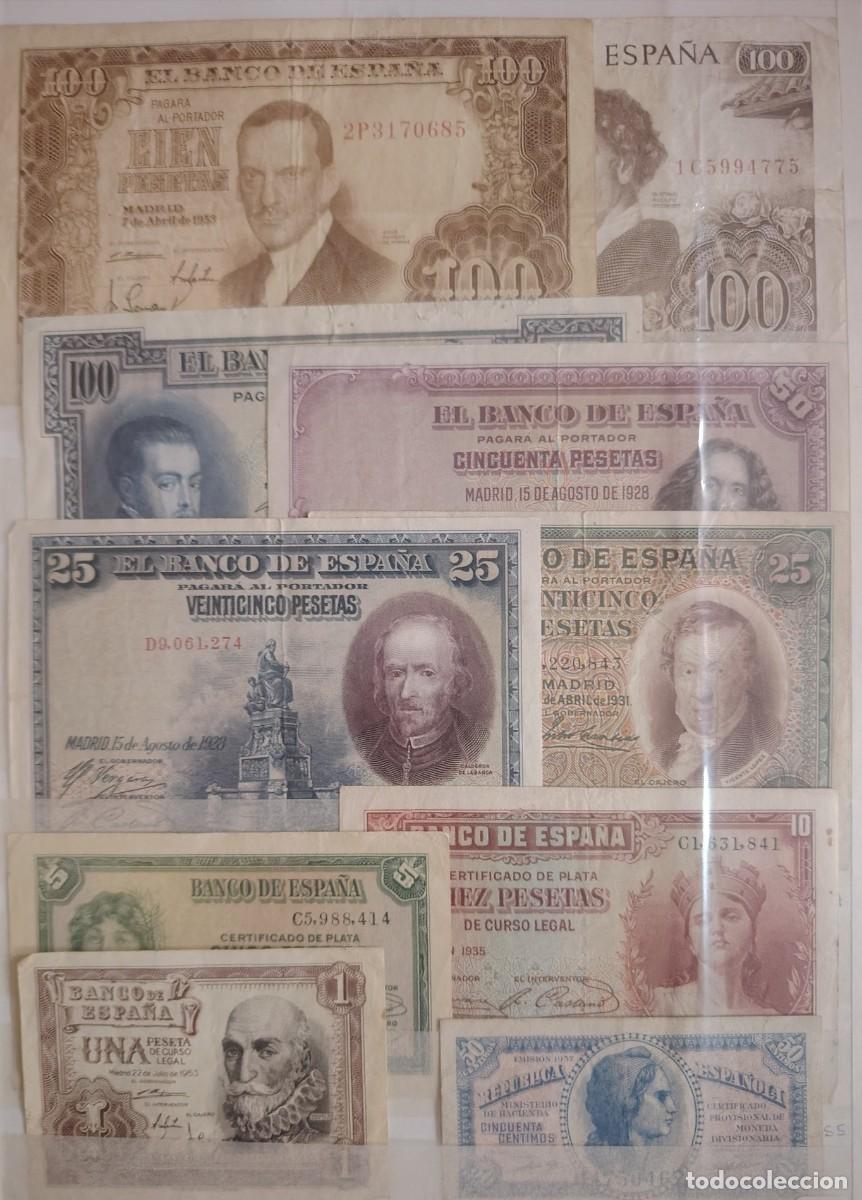 Notas espanholas: ESPECTACULAR LOTE DE BILLETES ESPA&Ntilde;OLES ANTIGUOS LOTE 3