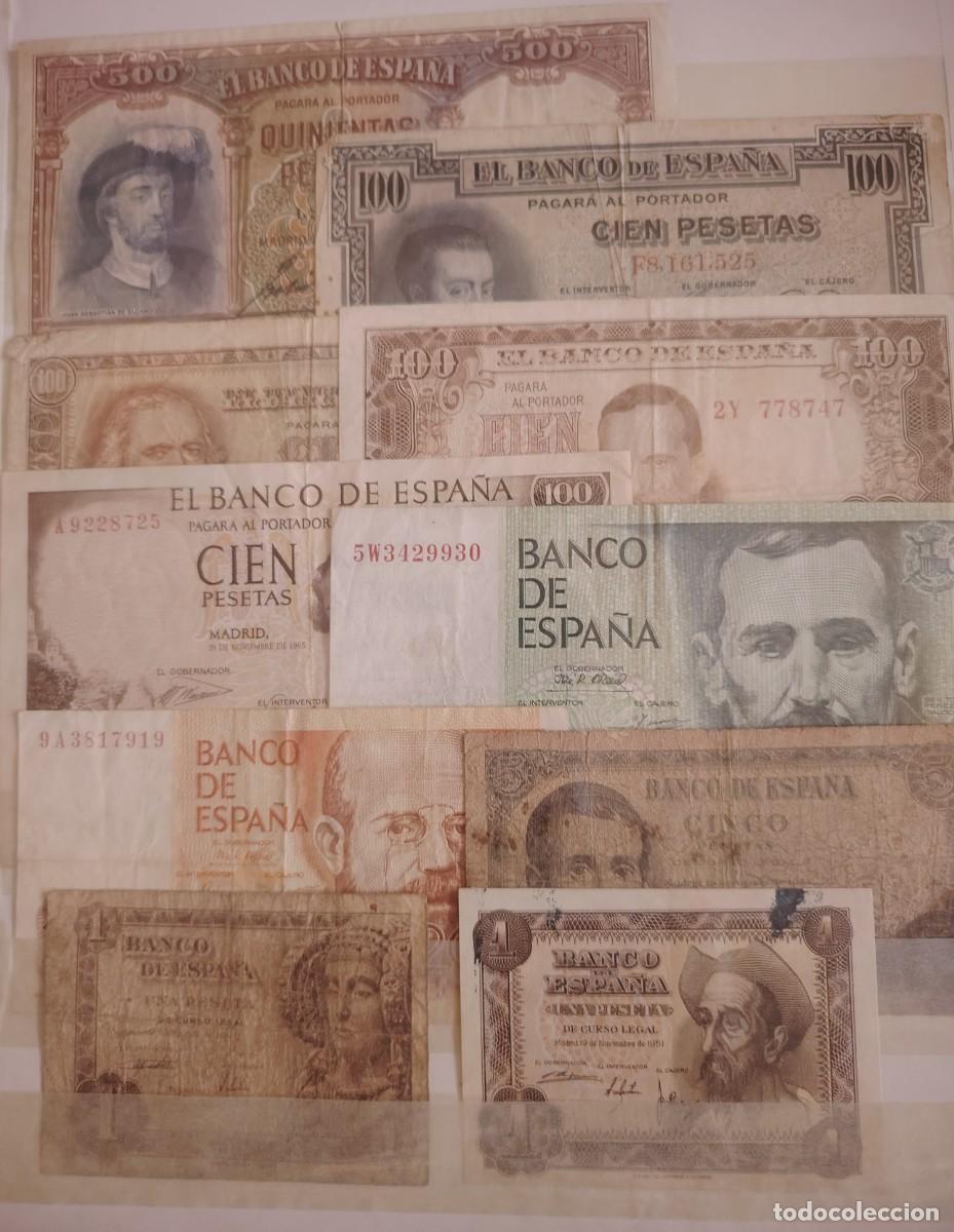 Notas espanholas: ESPECTACULAR LOTE DE BILLETES ESPA&Ntilde;OLES ANTIGUOS LOTE 4