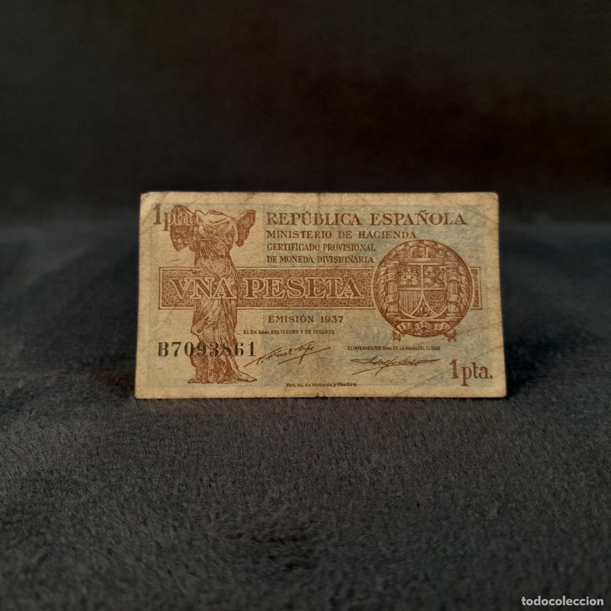 Billets espagnols: BILL-232. BILLETE DE 1 PESETA. PAPEL. 1937